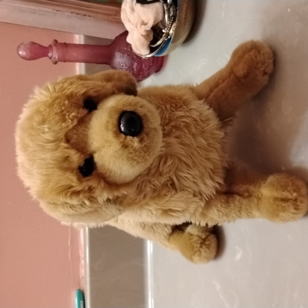 Bass Plush Dog Toy - Golden Brown Douglas